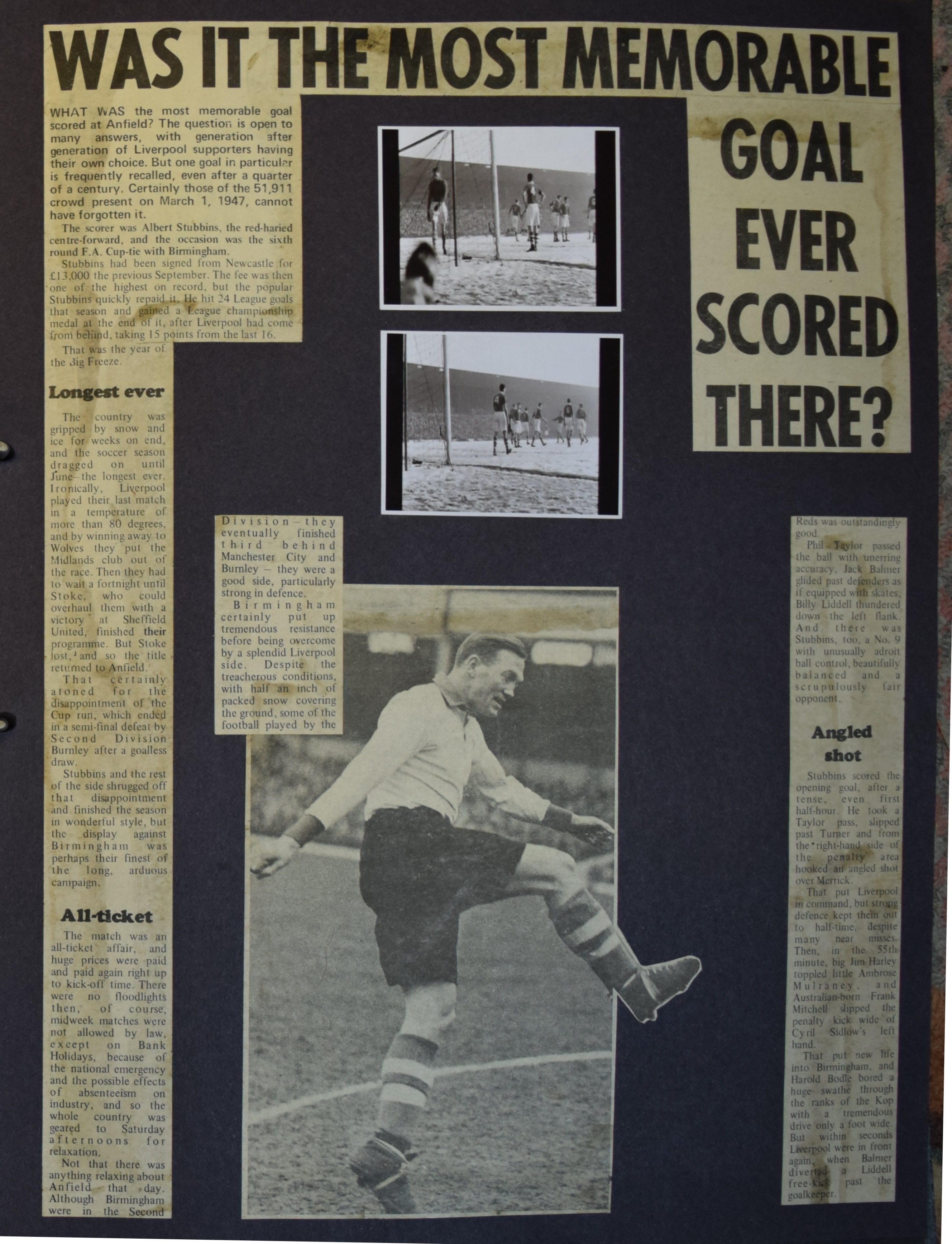 Was it the most memorable goal scored there?